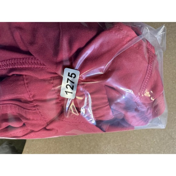 Vuori Women's Running Shorts Coral Pink Performance Zipper Pocket S $78 - Picture 7 of 7